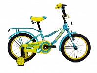 Картинка Детский велосипед Forward Funky 16 2022 (бирюзовый /желтый)