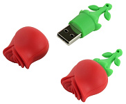 Картинка Флеш-память SmartBuy Wild 16GB (роза) (SB16GBRose)