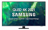 Картинка Телевизор QLED SAMSUNG QE55Q70AAU (темно-серый)