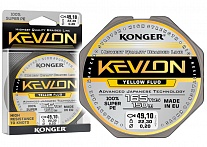 Леска плетеная KONGER KEVLON X4 YELOW FLUO 150 м (0,12 мм)