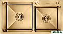 Кухонная мойка Gerhans K37843G-S (золотой)