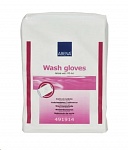 Картинка Abena Рукавицы для мытья Wash gloves Airlaid/PE №50, 50 шт