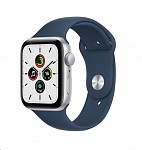 Картинка Умные часы Apple Watch SE 44 мм (алюминий серебристый/синий омут спортивный)