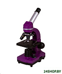 Картинка Детский микроскоп Bresser Junior Biolux SEL 40–1600x 74321 (фиолетовый)