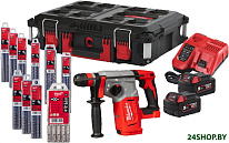 M18 BLHX100P-502P 4933498243 (с 2-мя АКБ, кейс, набор оснастки)