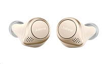 Картинка Наушники Jabra Elite 75t (золотисто-бежевый)
