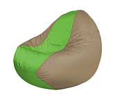 Картинка Бескаркасное кресло Flagman Classic К2.1-31 (салатовый/темно-бежевый)