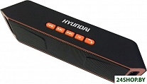 Картинка Беспроводная колонка Hyundai H-PAC160 (черный/оранжевый)