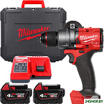 M18 FUEL M18FPD3-402C 4933492473 (с 2-мя АКБ 4 Ач, кейс)