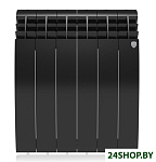 Картинка Алюминиевый радиатор Royal Thermo Biliner Alum 500 Noir Sable (6 секций)
