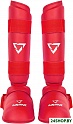Защита голени и стопы Insane Ferrum IN22-SG200-K (M, красный)