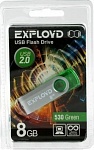 Картинка USB флэш-накопитель EXPLOYD 8GB 530 зеленый