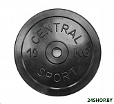 Картинка Диск обрезиненный Central Sport 10 кг (26 мм)