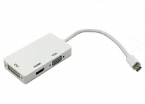Картинка Кабель-адаптер miniDisplayPort(M)->DVI (29F)/HDMI 19(F)/VGA (15F)
