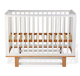 Картинка Детская кроватка Tomix Olivia с маятником (белый/бук)