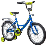 Картинка Детский велосипед Novatrack Urban 18 (синий/желтый, 2019)
