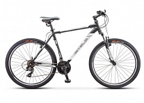 Картинка Велосипед STELS Navigator 700 V 27.5 F020 (21, черный/белый)