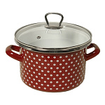 Картинка Кастрюля Завод Сантэкс 1-2240111 (горох, бордовый)