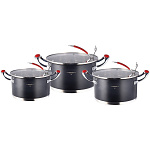 Картинка Набор кастрюль Mercury MC-1657