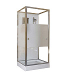 Картинка Душевая кабина RGW OLB-206 80x80 (хром/матовое стекло)