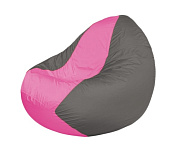 Картинка Бескаркасное кресло Flagman Classic К2.1-200 (розовый/серый)