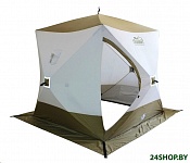 Картинка Палатка для зимней рыбалки Следопыт КУБ 5 Premium (белый/оливковый)