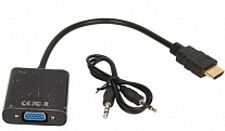 Картинка Кабель-адаптер HDMI (M) - VGA (15F) + audio (питание miсroUSB)
