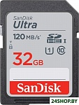 Картинка Карта памяти SanDisk Ultra SDHC SDSDUN4-032G-GN6IN 32GB
