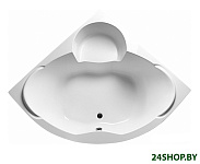 Картинка Ванна 1Марка Trapani 140x140 (с каркасом и экраном)