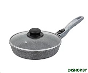 Картинка Сковорода Elan Gallery Гармония вкуса 120595 (серый мрамор)