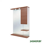 Картинка Шкаф с зеркалом Onika Элита 60.02 правый (коричневый) [206024]
