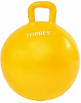 Картинка Мяч-попрыгун TORRES с ручкой 45 см желтый