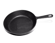 Картинка Сковорода чугунная ЛегМаш Д-250 (с ручкой)