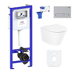 Картинка Унитаз Lavinia Boho Relfix Biore Rimless 7 в 1 87040099 (матовый пластик)