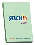 Картинка Блок самоклеящийся бумажный Stickn Hopax 21147 (зеленый)