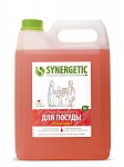 SYNERGETIC Средство биоразлагаемое для мытья посуды, детских игрушек с ароматом арбуза, 5л
