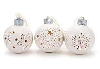 Картинка Набор шаров Лючия Звезды-снежинки PLB-304