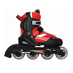 Картинка Роликовые коньки Vimpex Sport PW-121A (р. 31-34, черный/красный)