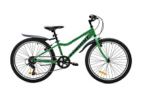 Картинка Велосипед Favorit FOX 24 V 2020 (зеленый)