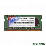Картинка Оперативная память PATRIOT Signature 4GB DDR3 SO-DIMM PC3-10600 (PSD34G13332S)