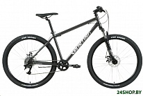 Картинка Велосипед Forward Sporting 27.5 2.3 D р.17 2022 (черный/белый)