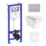 Картинка Унитаз Lavinia Boho Relfix Bristol Rimless 6 в 1 77040111