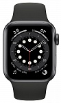 Картинка Умные часы Apple Watch Series 6 40 мм (алюминий серый космос/черный)