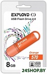 Картинка USB флэш-накопитель EXPLOYD 570 8GB Оранжевый