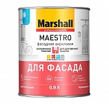 Картинка Краска Marshall Maestro Фасадная BW 0.9 л (глубокоматовый белый)
