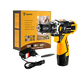 Картинка Дрель-шуруповерт Deko DKCD12FU-Li (с 1-им АКБ) (063-4100)