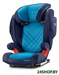 Картинка Автокресло RECARO Monza Nova Evo Seatfix Xenon Blue (15-36 кг)