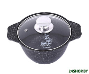Картинка Кастрюля Kukmara кмт12а (темный мрамор)