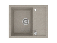 Картинка Кухонная мойка Tolero R-107 (серый металлик)