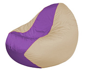 Картинка Бескаркасное кресло Flagman Classic К2.1-193 (сиреневый/светло-бежевый)